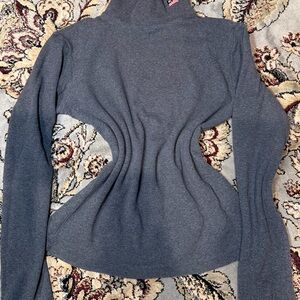 Women's Gray Turtleneck Sweater POLO Jeans co. Ralph Lauren